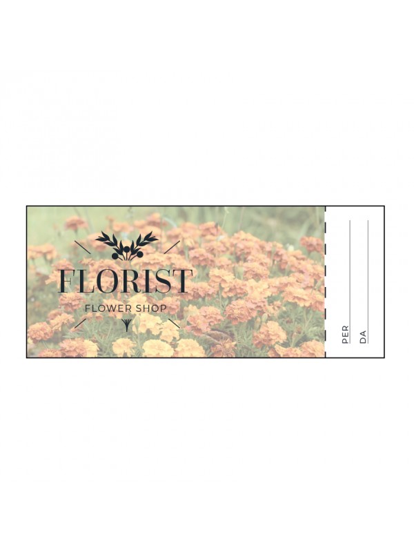 Bigliettino rettangolare